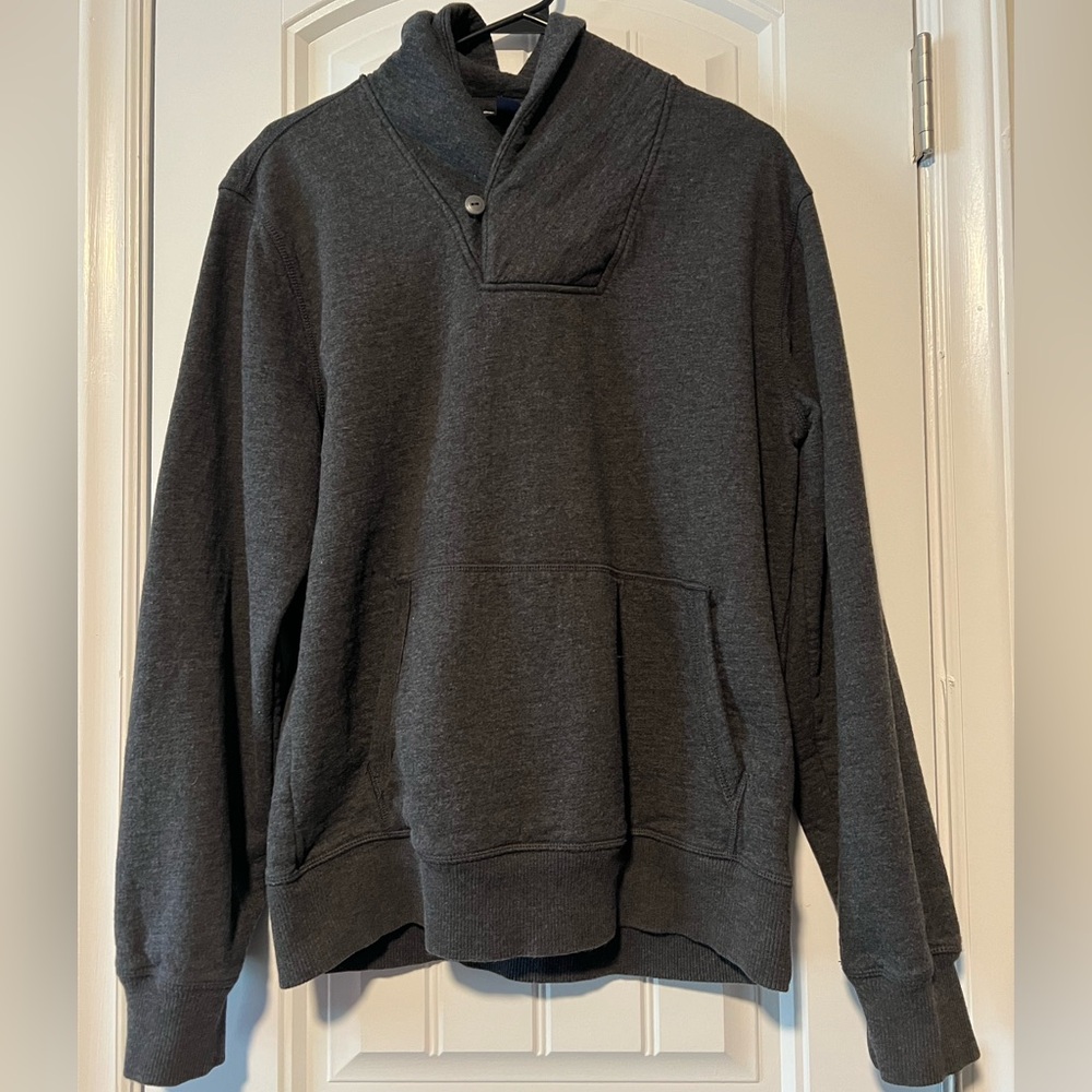 GAP Men's Dark Gray Turtleneck Sweater